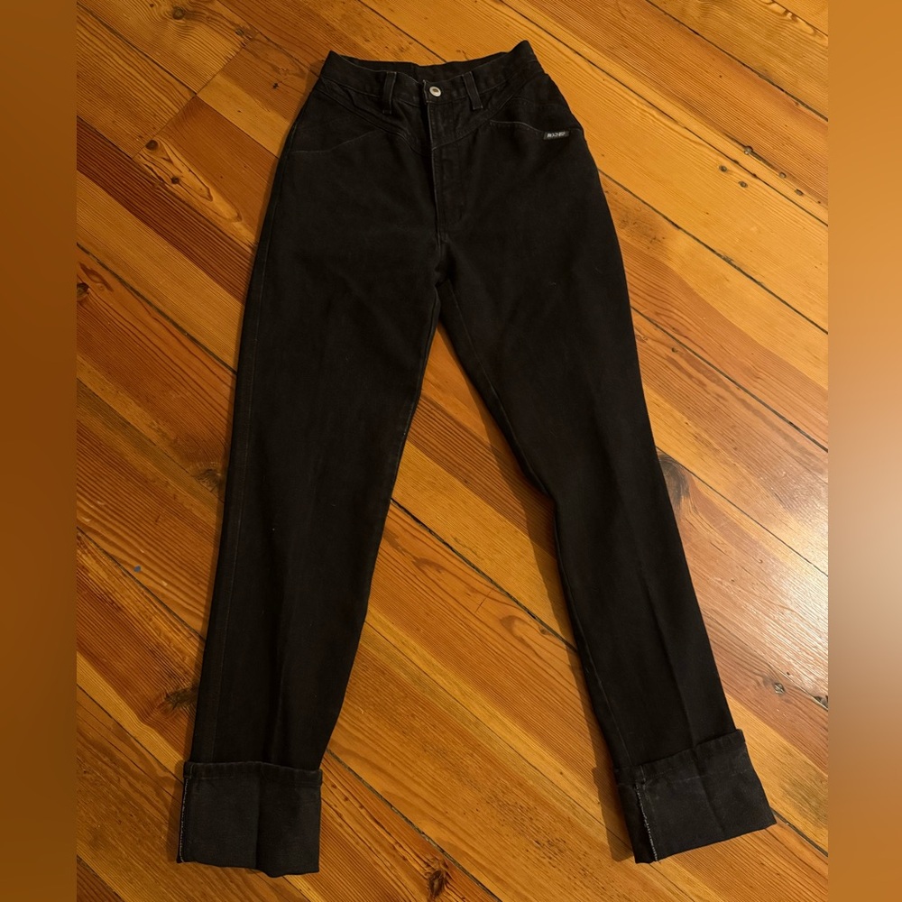 Rockies Women's Black Ankle Jeans